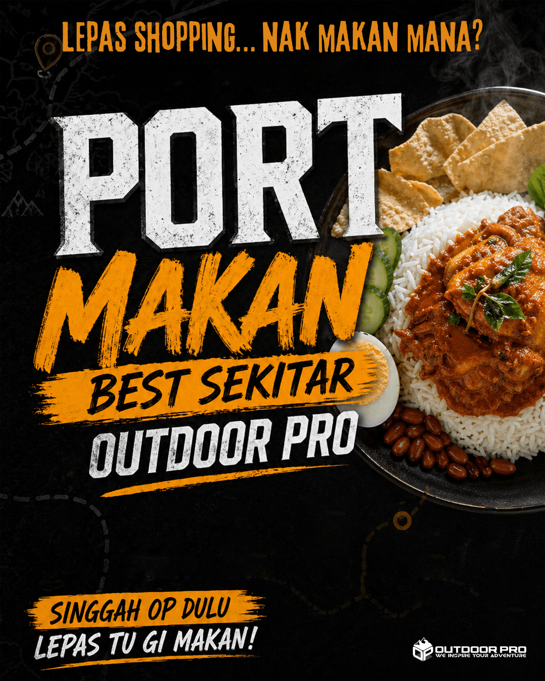 PORT MAKAN BEST SEKITAR OUTDOOR PRO