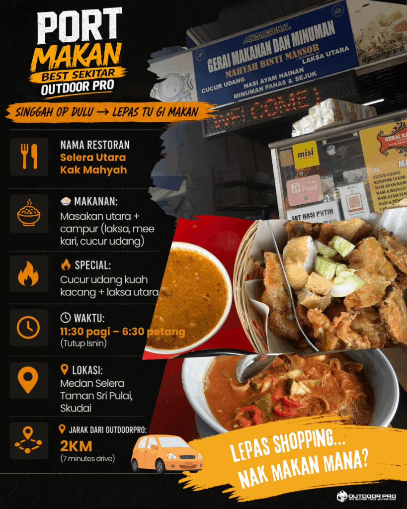PORT MAKAN BEST SEKITAR OUTDOOR PRO