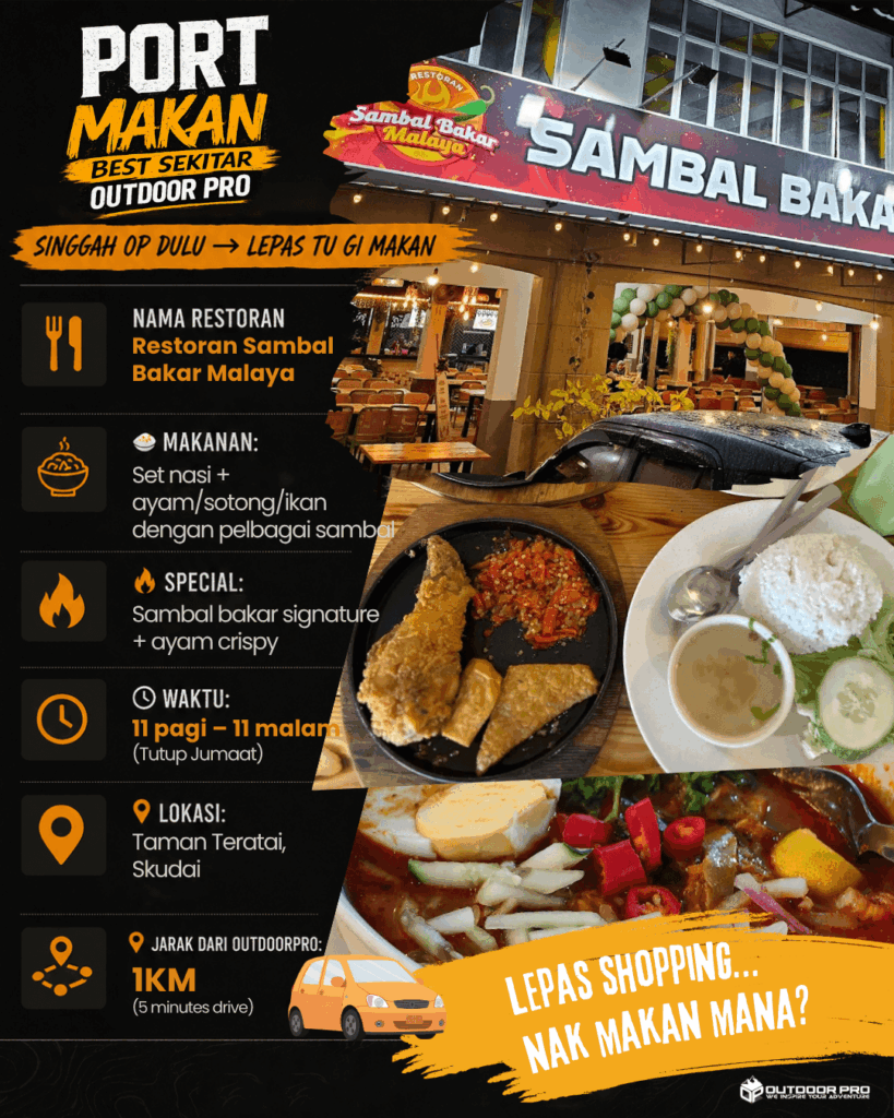 PORT MAKAN BEST SEKITAR OUTDOOR PRO