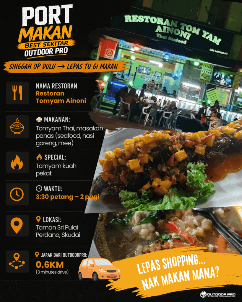PORT MAKAN BEST SEKITAR OUTDOOR PRO