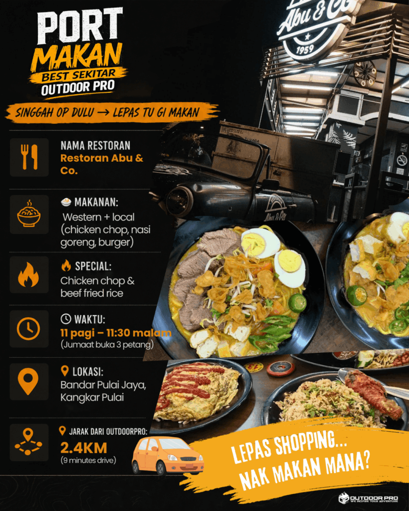 PORT MAKAN BEST SEKITAR OUTDOOR PRO