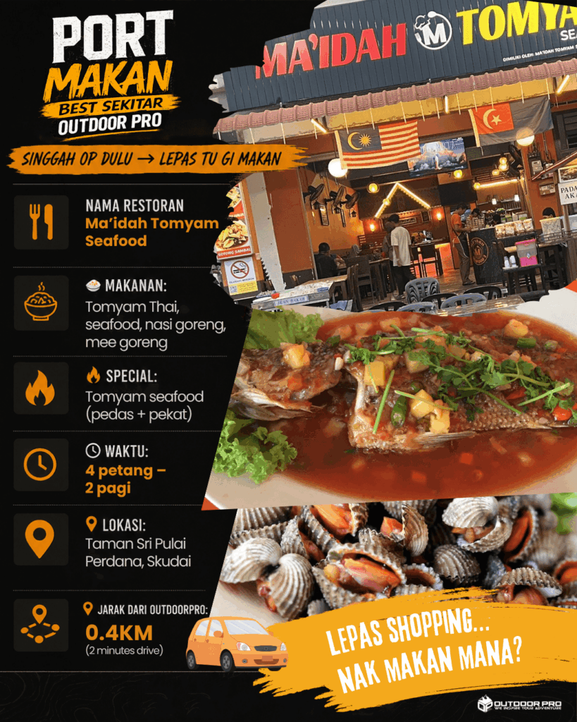 PORT MAKAN BEST SEKITAR OUTDOOR PRO