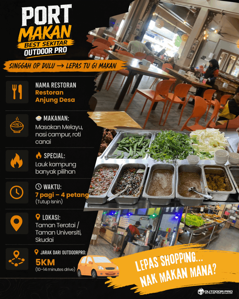 PORT MAKAN BEST SEKITAR OUTDOOR PRO