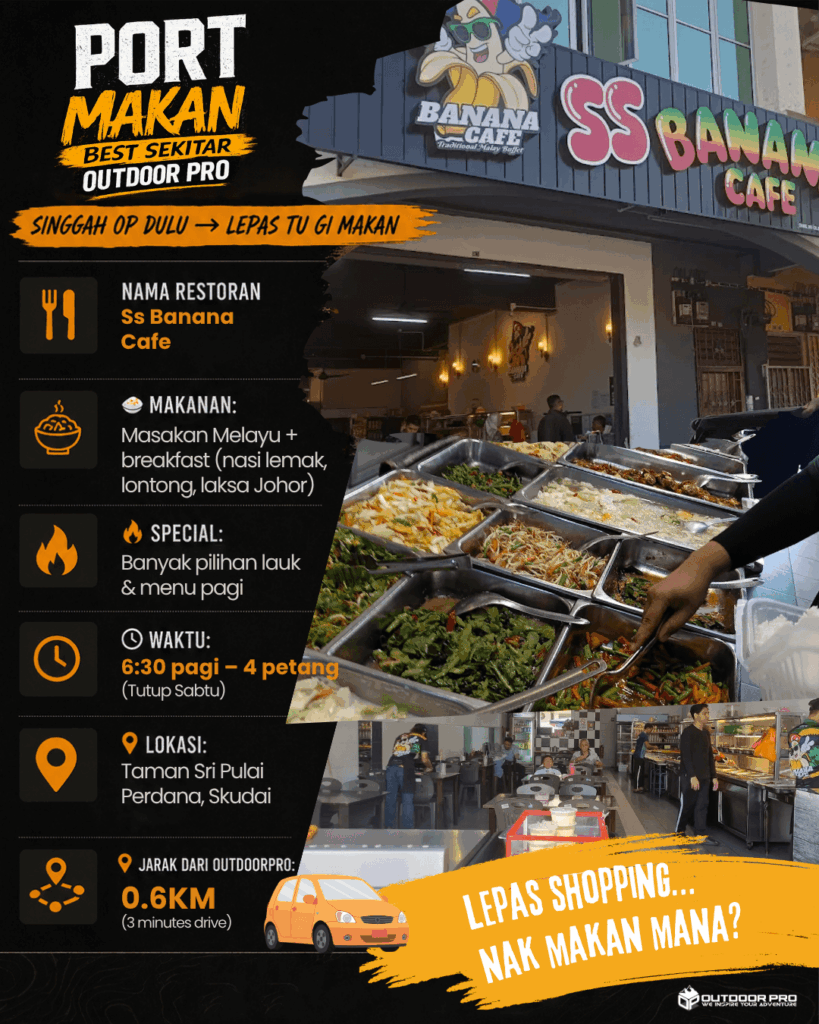 PORT MAKAN BEST SEKITAR OUTDOOR PRO