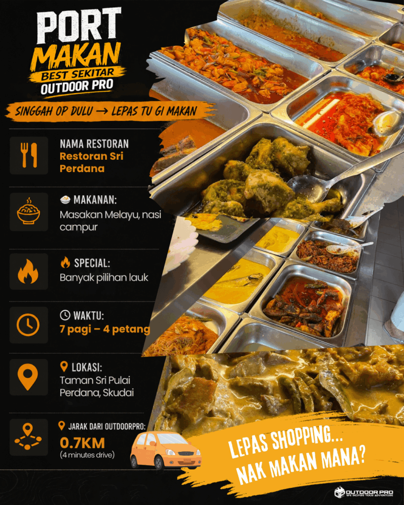 PORT MAKAN BEST SEKITAR OUTDOOR PRO