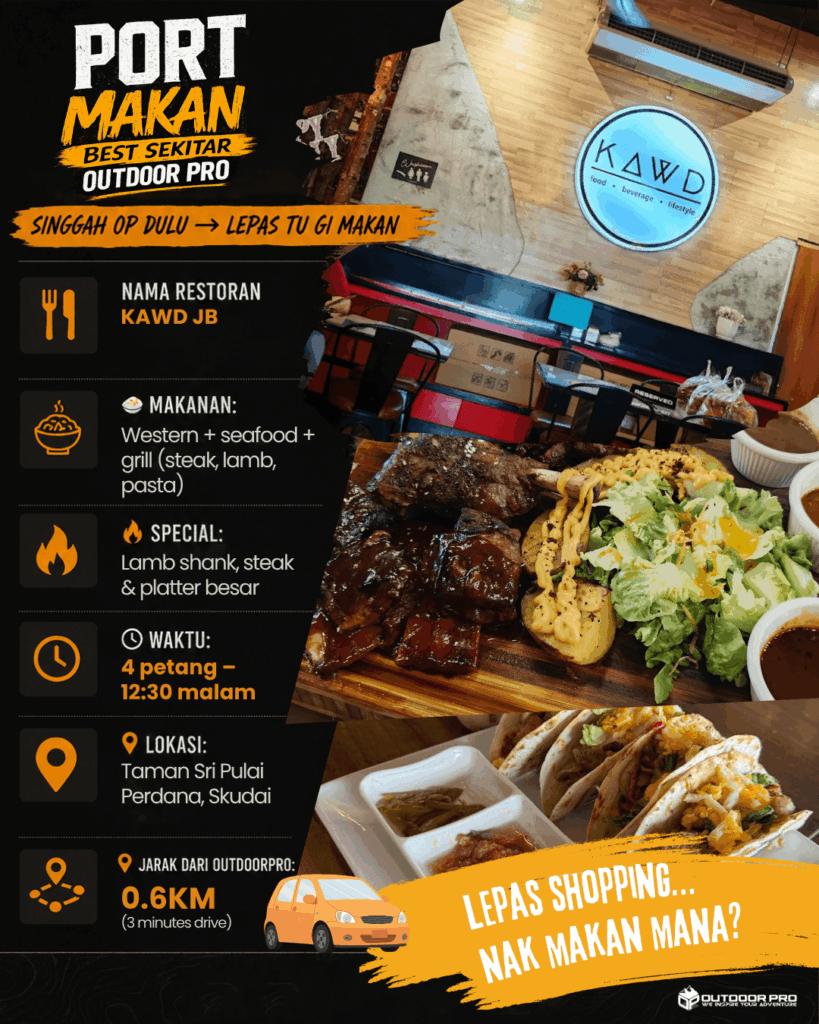 PORT MAKAN BEST SEKITAR OUTDOOR PRO
