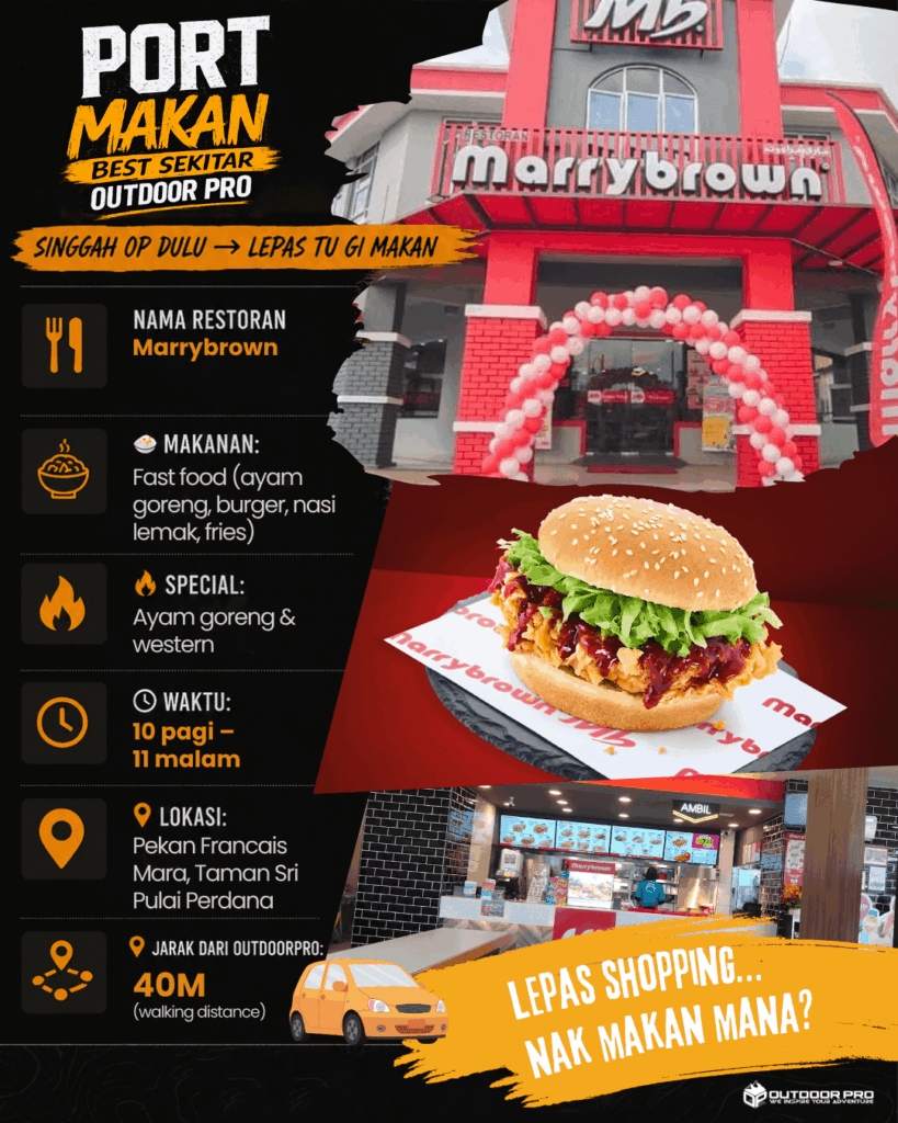 PORT MAKAN BEST SEKITAR OUTDOOR PRO