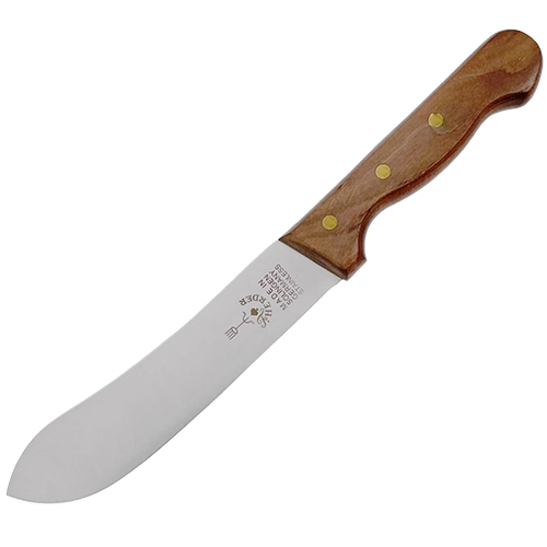 F.Herder 7 inch Bullnose Knife Walnut Wooden Handle 0347-18,00WALNUT