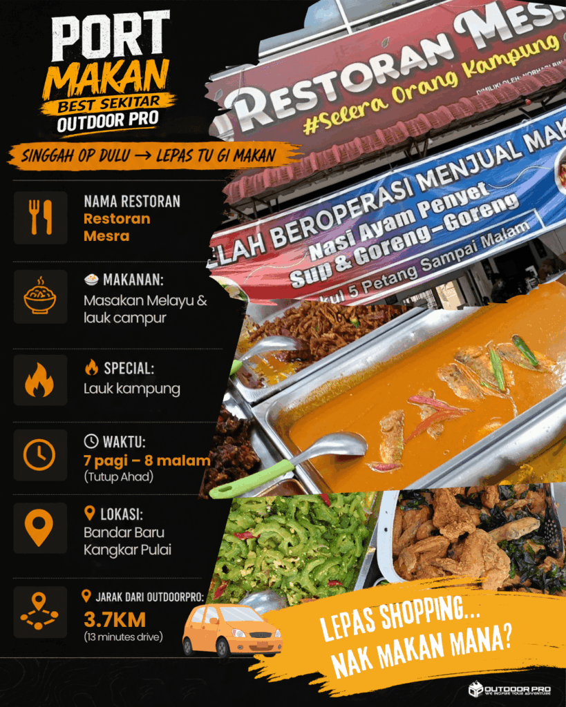 PORT MAKAN BEST SEKITAR OUTDOOR PRO