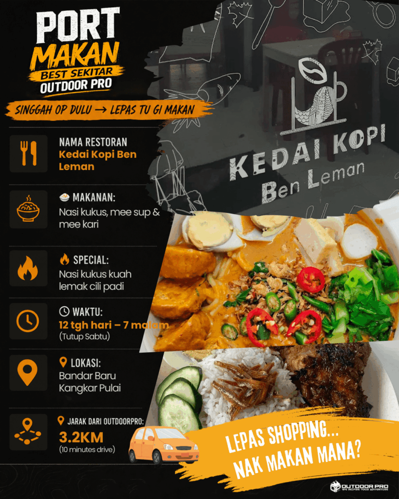 PORT MAKAN BEST SEKITAR OUTDOOR PRO