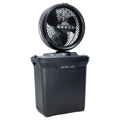 Opolar F6201 11L Water Tank Oscillating & Rechargeable Mist Fan In 10 Inch