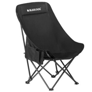Blackdog FuYue Outdoor Highback Folding Chair black