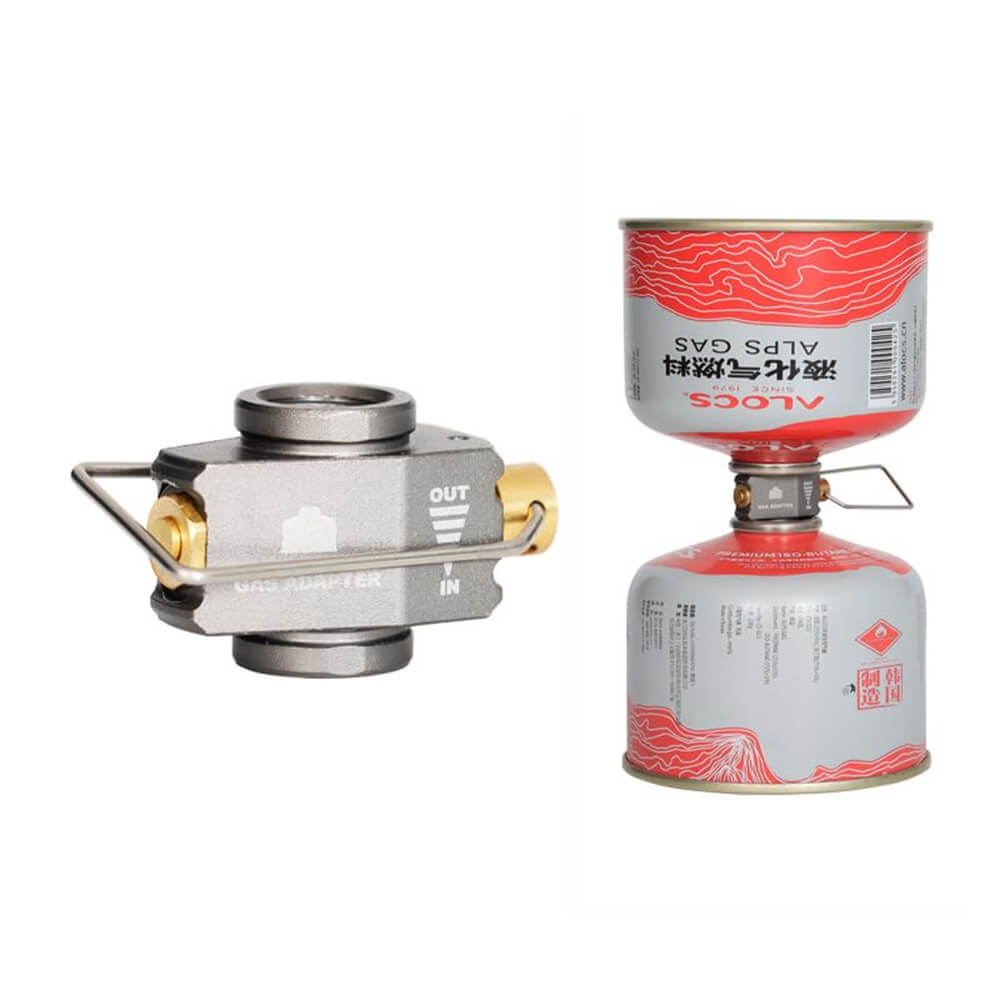 Gas Refill Adapter Pressure Release grey