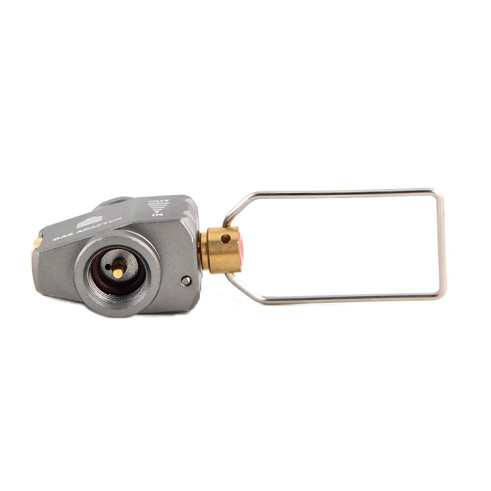 Gas Refill Adapter Pressure Release grey