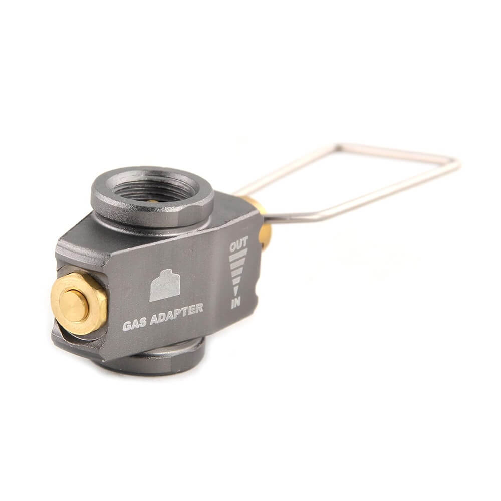 Gas Refill Adapter Pressure Release grey