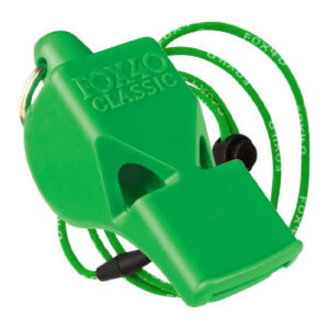 Fox 40 Whistle Classic with Breakaway Lanyard neon green