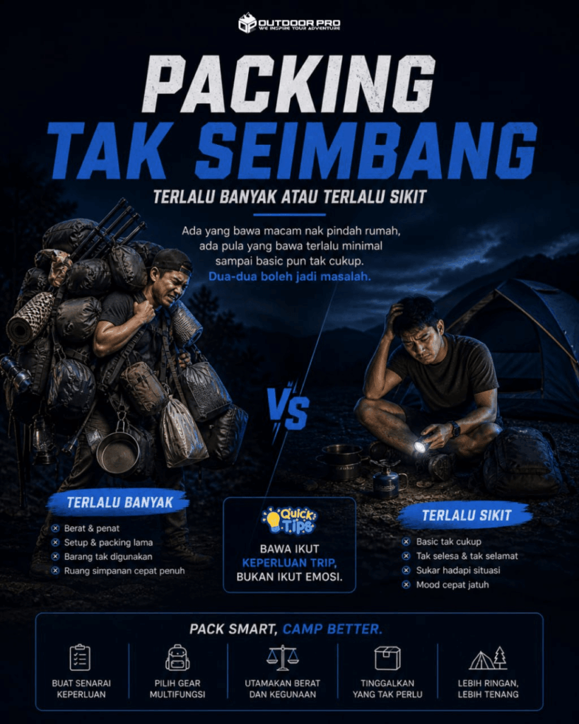 5 KESILAPAN BEGINNER CAMPING