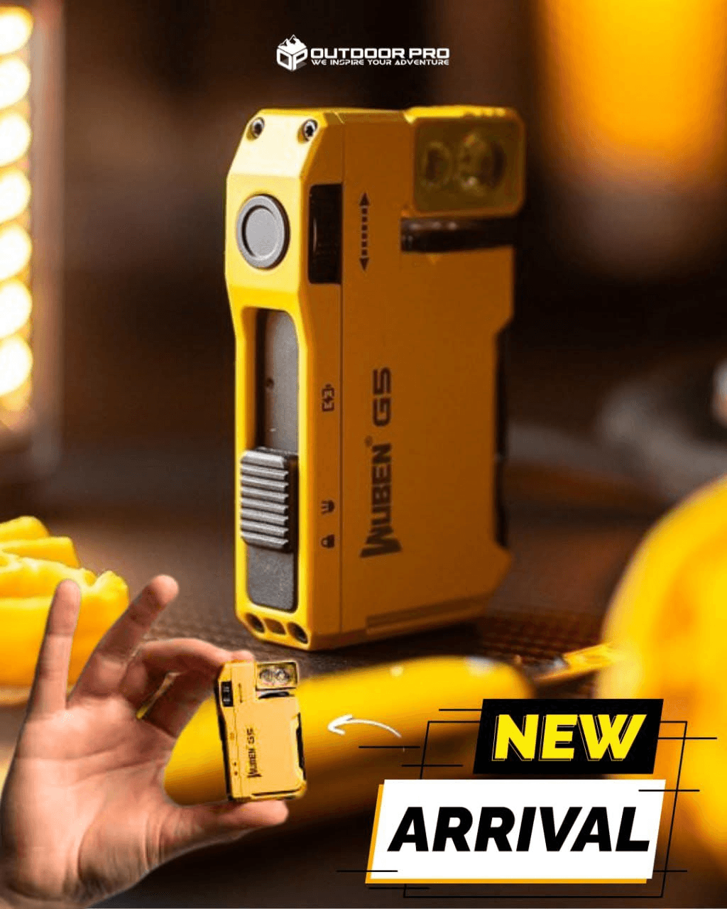 WUBEN G5 EDC LIGHT YELLOW