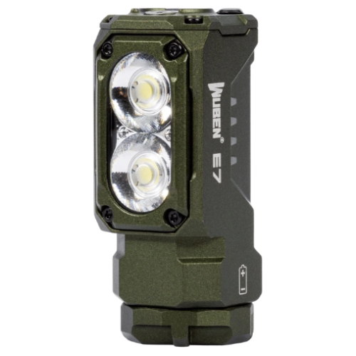 Wuben E7 Multi-functional EDC Flashlight 1800 Lumens army green