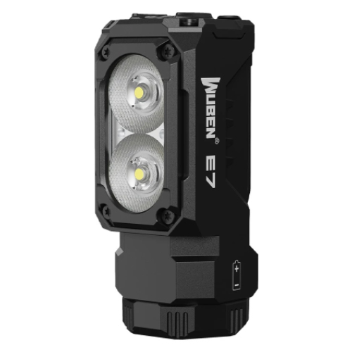 Wuben E7 Multi-functional EDC Flashlight 1800 Lumens black