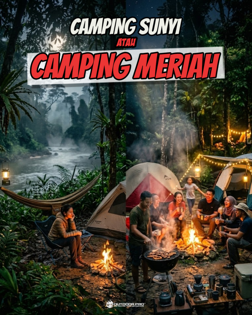 ADA ORANG CAMPING NAK HEALING, ADA ORANG CAMPING NAK GATHERING