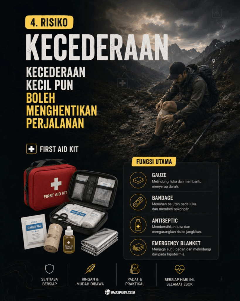 risiko utama dalam aktiviti outdoor