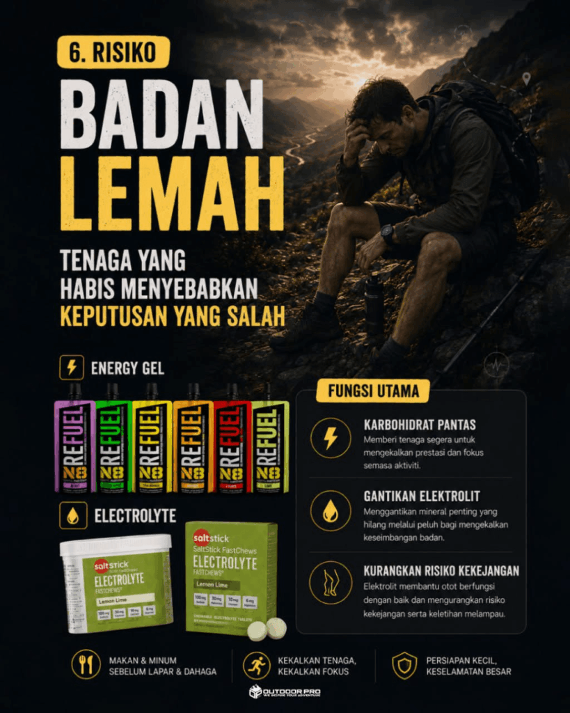 risiko utama dalam aktiviti outdoor