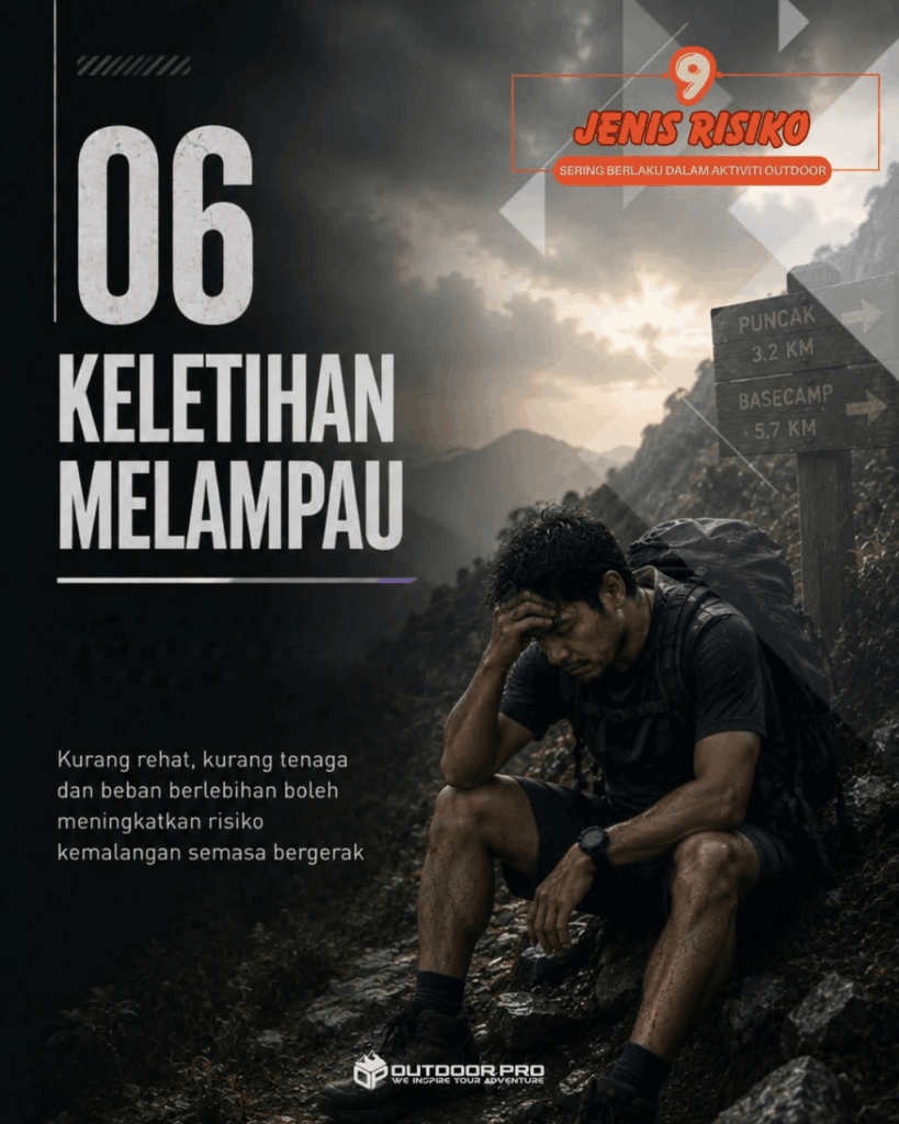 9 JENIS RISIKO SERING BERLAKU DALAM AKTIVITI OUTDOOR