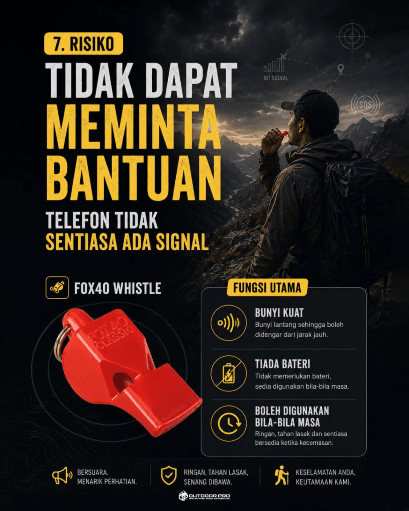 risiko utama dalam aktiviti outdoor