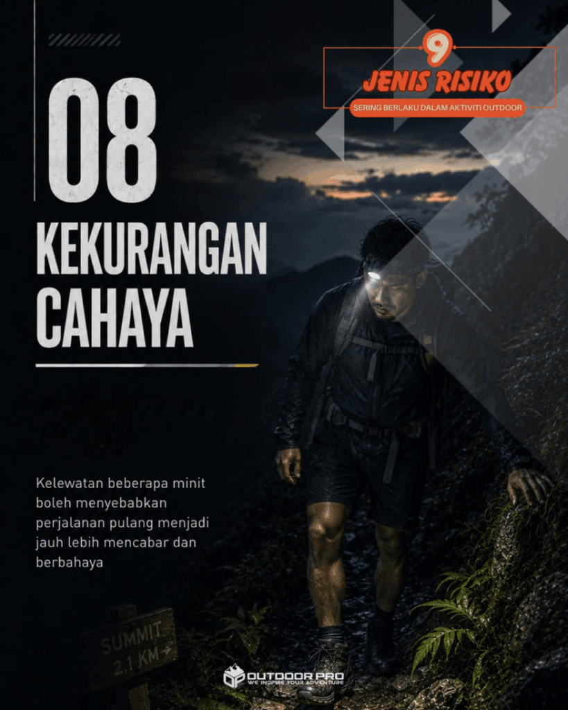 9 JENIS RISIKO SERING BERLAKU DALAM AKTIVITI OUTDOOR