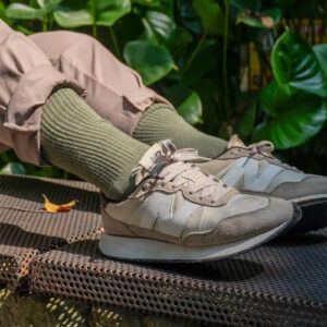 Xocks Plain Series Crew desert green