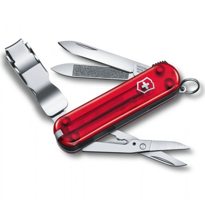 Victorinox 0.6463.T Nail Clip 580 red translucent