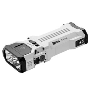 Wuben X1Pro 12300 Lumens Rechargeable EDC Flashlight white