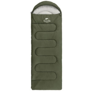 Naturehike Y150L Round Bottom Envelope with Hood Sleeping Bag green