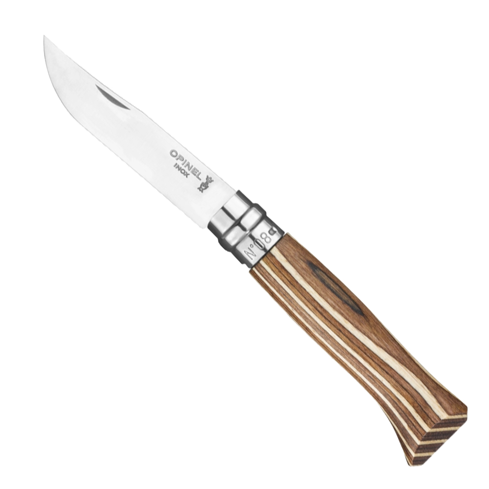 Opinel N°08 Brown Laminated Birch