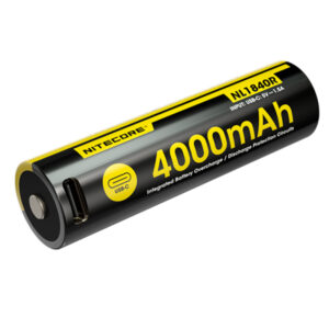 Nitecore 18650 4000mAh Protected Li-ion Rechargeable Battery NL1840R