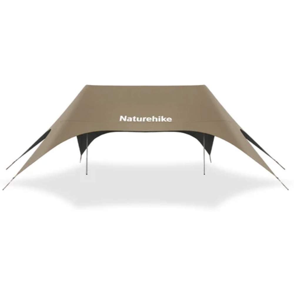 Naturehike Cloud Skies Tarp Lite Octagonal Large Ti Black dark coffee