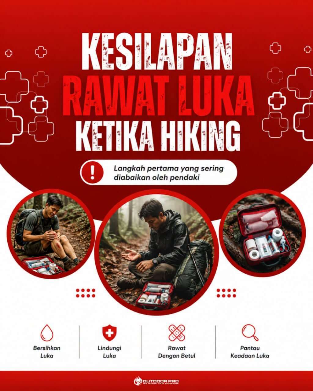 Kesilapan Rawat Luka Ketika Hiking