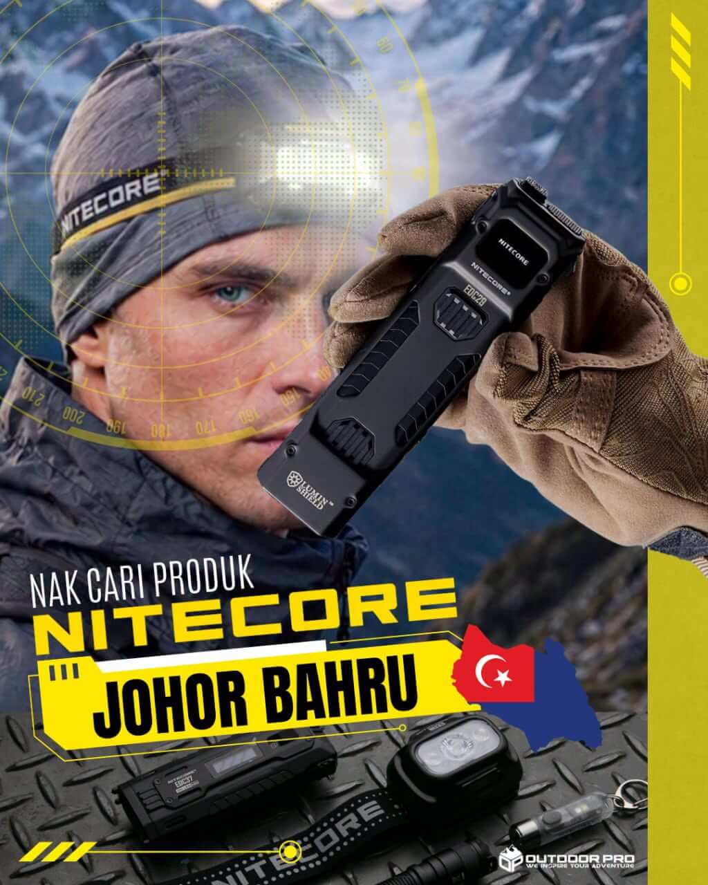 Nak Cari Produk Nitecore di Johor Bahru