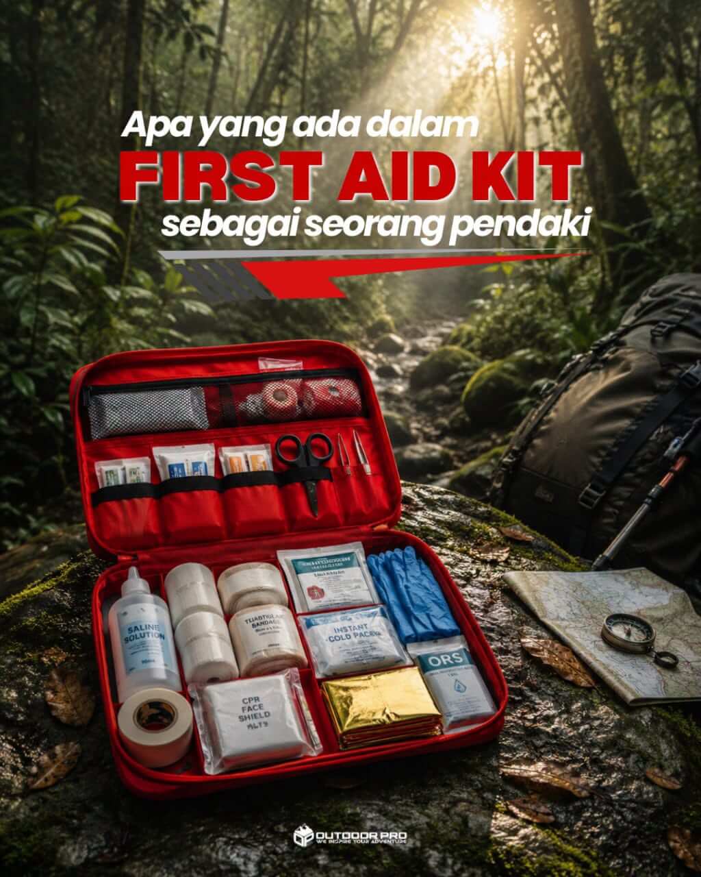 Apa Yang Ada Dalam First Aid Kit Sebagai Seorang Pendaki