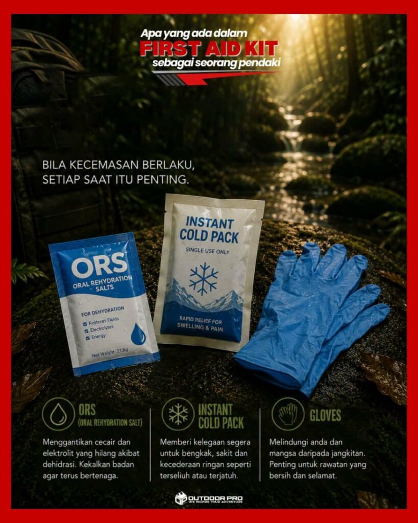 Apa Yang Ada Dalam First Aid Kit Sebagai Seorang Pendaki