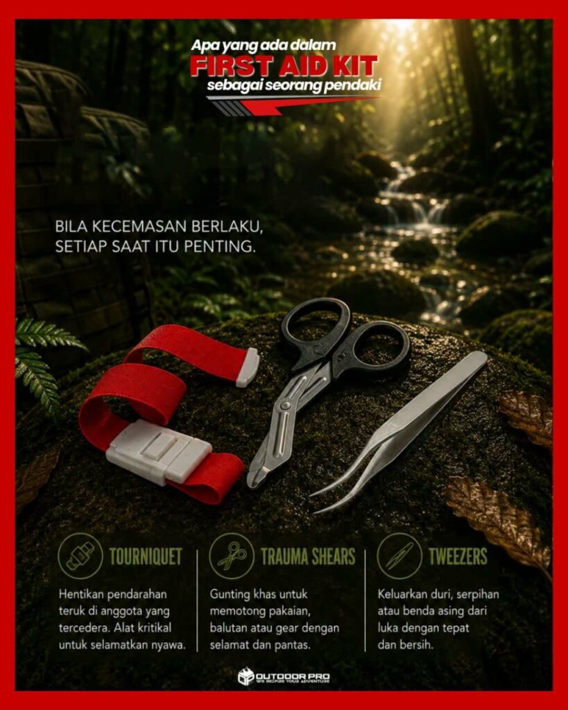 Apa Yang Ada Dalam First Aid Kit Sebagai Seorang Pendaki