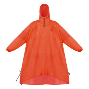 Naturehike Lightweight Rain Poncho with Sleeves M orange red