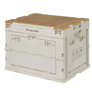 Naturehike Ling Yue L Folding Storage Box 23L light beige grey
