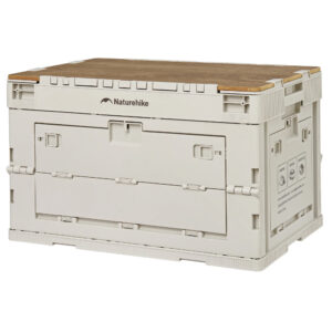 Naturehike Ling Yue L Folding Storage Box 52L light beige grey