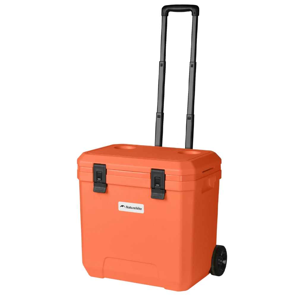 Naturehike Whale Pro Insulated Cooler Box 36L with Wheels orange